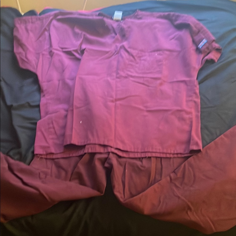 Mon Cheri Burgundy Pants & Jumpsuit Set